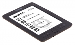 Электронная книга Digma R63S 6 E-Ink Carta 800x600 600MHz/4Gb/microSDHC/подсветка дисплея темно-серый