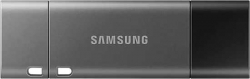 Флеш Диск Samsung 64Gb DUO Plus MUF-64DB/APC серебристый