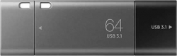 Флеш Диск Samsung 64Gb DUO Plus MUF-64DB/APC серебристый