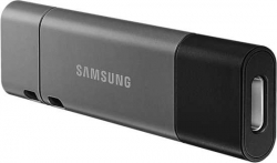Флеш Диск Samsung 64Gb DUO Plus MUF-64DB/APC серебристый