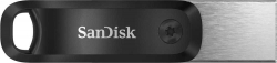 Флеш Диск Sandisk 128Gb iXpand Go SDIX60N-128G-GN6NE USB3.0 черный/серебристый