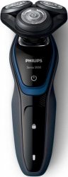 Бритва роторная Philips Series 5000 S5100/06 реж.эл.:3 питан.:элек.сеть/аккум. черный/синий