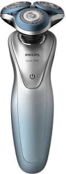 Бритва роторная Philips Series 7000 S7910/16 реж.эл.:3 питан.:аккум. серый/голубой