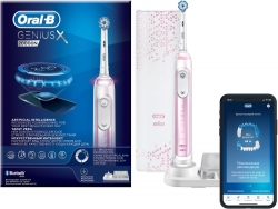 Зубная щетка электрическая Oral-B Genius X 20000N Sensi D706.515.6X розовый/белый