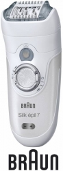 Эпилятор Braun 7561 скор.:2 насад.:6 от аккум. белый