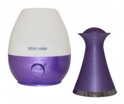 Увлажнитель воздуха Starwind SHC1221 фиолетовый/серебристый