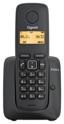 Р/Телефон Dect Gigaset A120 RUS черный АОН