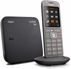 Р/Телефон Dect Gigaset CL660A SYS RUS черный автооветчик АОН