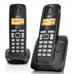 Р/Телефон Dect Gigaset C530A DUO RUS черный (труб. в компл.:2шт) автооветчик АОН
