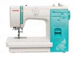 Швейная машина Janome HomeDecor 1019 белый/зеленый