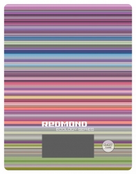 Весы кухонные электронные Redmond RS-736 макс.вес:8кг рисунок/полоски