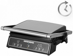 Электрогриль Redmond RGM-M809 черный/серебристый