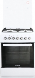 Плита Комбинированная De Luxe 606040.00гэ-001(кр) ЧР белый