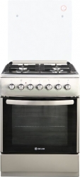 Плита Комбинированная De Luxe 606040.00гэ-005(кр) ЧР нержавеющая сталь