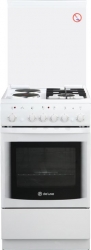 Плита Комбинированная De Luxe 506022.05гэ(кр) ЧР-030 белый