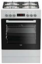 Плита Комбинированная Beko FSM62330DWT белый/черный