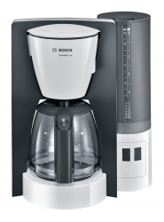 Кофеварка капельная Bosch TKA6A041 серый/белый