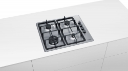 Газовая варочная поверхность Bosch PBH6C5B95R нержавеющая сталь