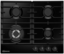 Газовая варочная поверхность Kuchenchef KHG611WAS черный
