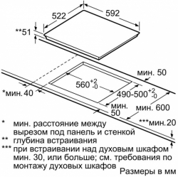 Индукционная варочная поверхность Bosch PVQ612FC5E белый