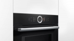 Духовой шкаф Электрический Bosch HNG6764B6 черный/черный