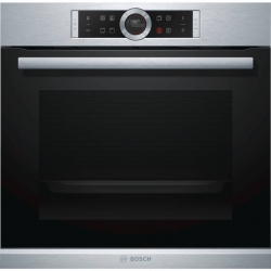 Духовой шкаф Электрический Bosch HBG633TS1 черный/серебристый