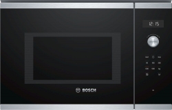 Микроволновая печь Bosch BFL554MS0 нержавеющая сталь/черный (встраиваемая)