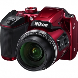 Фотоаппарат Nikon CoolPix B500 красный 16Mpix Zoom40x 3 1080p SDXC/SD/SDHC CMOS 1x2.3 1minF turLCD HDMI/WiFi