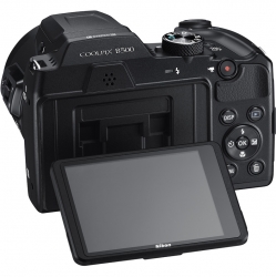 Фотоаппарат Nikon CoolPix B500 черный 16Mpix Zoom40x 3 1080p SDXC/SD/SDHC CMOS 1x2.3 1minF turLCD HDMI/WiFi