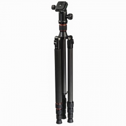 Штатив Hama Trekking Duo Carbon напольный черный карбон (1380гр.)