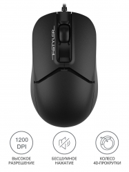 Мышь A4Tech Fstyler FM12S черный проводная
