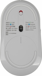 Мышь Xiaomi Mi Dual Mode Silent Edition белый беспроводная 
