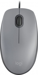 Мышь Logitech M110 серый проводная