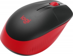 Мышь Logitech M190 красный/черный беспроводная