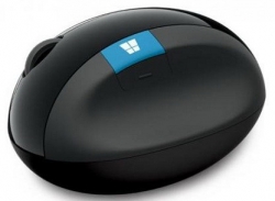 Мышь Microsoft Sculpt Ergonomic черный беспроводная