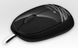 Мышь Logitech M105 черный проводная
