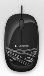 Мышь Logitech M105 черный проводная