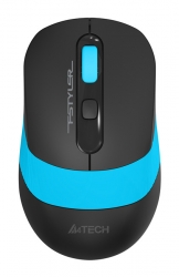 Мышь A4Tech Fstyler FG10 черный/синий беспроводная