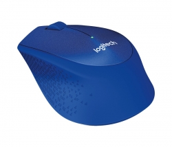 Мышь Logitech M330 Silent Plus синий беспроводная