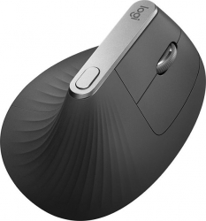 Мышь Logitech MX Vertical черный оптическая (4000dpi) беспроводная BT/Radio USB (4but)