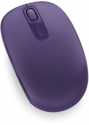 Мышь Microsoft Mobile Mouse 1850 фиолетовый оптическая (1000dpi) беспроводная USB для ноутбука (2but)