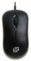 Мышь Oklick 285M черный оптическая (1000dpi) USB (2but)
