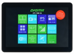 Планшет Digma CITI 1590 3G MTK8321 (1.3) 4C/RAM2Gb/ROM16Gb 10.1 IPS 1280x800/3G/Android 9.0/черный/2Mpix/0.3Mpix/BT/GPS/WiFi/Touch/microSD 64Gb/min