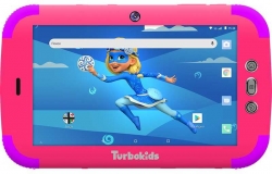 Планшет Turbo TurboKids Princess SC7731C (1.2) 4C/RAM1Gb/ROM16Gb 7 IPS 1024x600/3G/Android 8.1/розовый/2Mpix/0.3Mpix/BT/GPS/WiFi/Touch/microSD 32Gb
