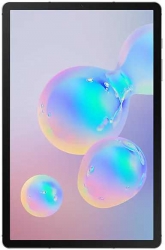 Планшет Samsung Galaxy Tab S6 SM-T865N (2.8) 8C/RAM6Gb/ROM128Gb 10.5 Super AMOLED 2560x1600/3G/4G/Android 9.0/серый/13Mpix/8Mpix/BT/GPS/WiFi/Touch/