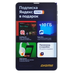 Планшет Digma Optima 7 X700 4G SC9863 (1.6) 8C/RAM3Gb/ROM32Gb 7 IPS 1280x800/3G/4G/Android 10.0/черный/2Mpix/2Mpix/BT/GPS/WiFi/Touch/microSD 128Gb/