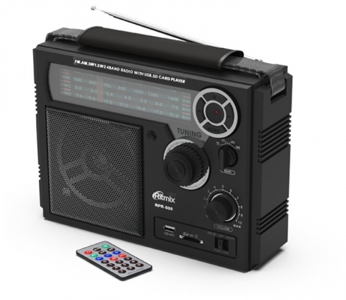 Радиоприемник настольный Ritmix RPR-888 черный