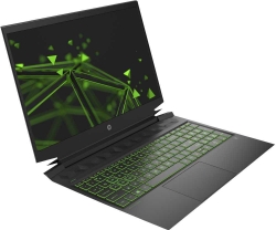 Ноутбук HP Pavilion Gaming 16-a0025ur Core i7 10750H/16Gb/1Tb/SSD256Gb/NVIDIA GeForce RTX 2060 MAX Q 6Gb/16.1/IPS/FHD 1920x1080/Free DOS/black/gree