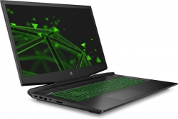 Ноутбук HP Pavilion Gaming 17-cd1053ur Core i7 10750H/16Gb/1Tb/SSD256Gb/NVIDIA GeForce GTX 1650 4Gb/17.3/IPS/FHD 1920x1080/Free DOS/black/green/WiF