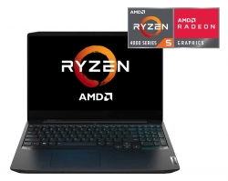 Ноутбук Lenovo IP Gaming 3 15ARH05 Ryzen 5 4600H/16Gb/1Tb/SSD256Gb/NVIDIA GeForce GTX 1650 4Gb/15.6/IPS/FHD 1920x1080/Windows 10/black/WiFi/BT/Cam